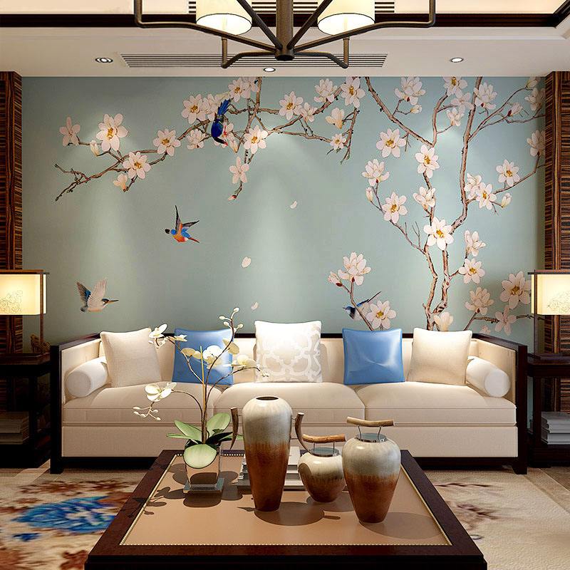 客厅贴墙布好还是挂壁纸好,客厅贴壁布还是墙纸好看