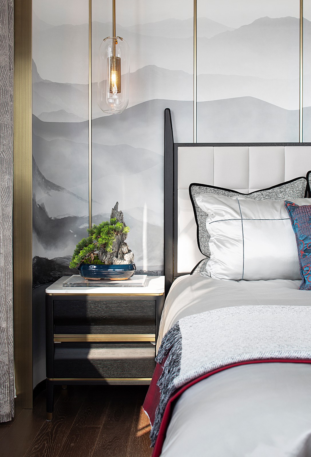 中国风别墅庭院有地下室,带院子的中国风禅意建筑