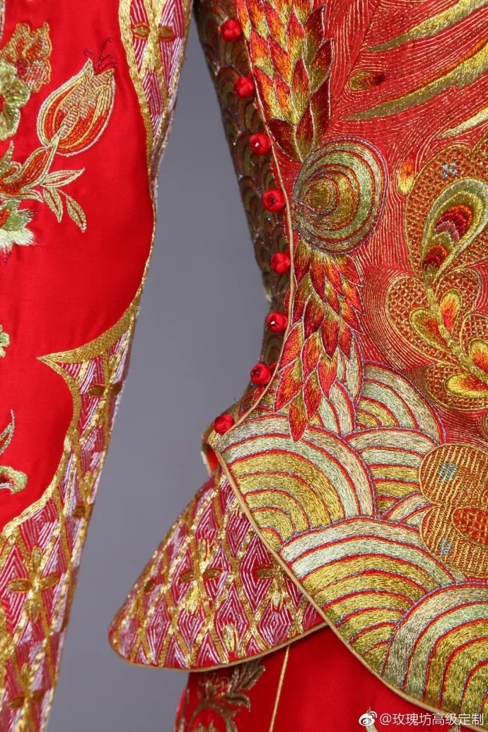 最适合穿中式嫁衣,新款秀禾服新娘礼服中式嫁衣