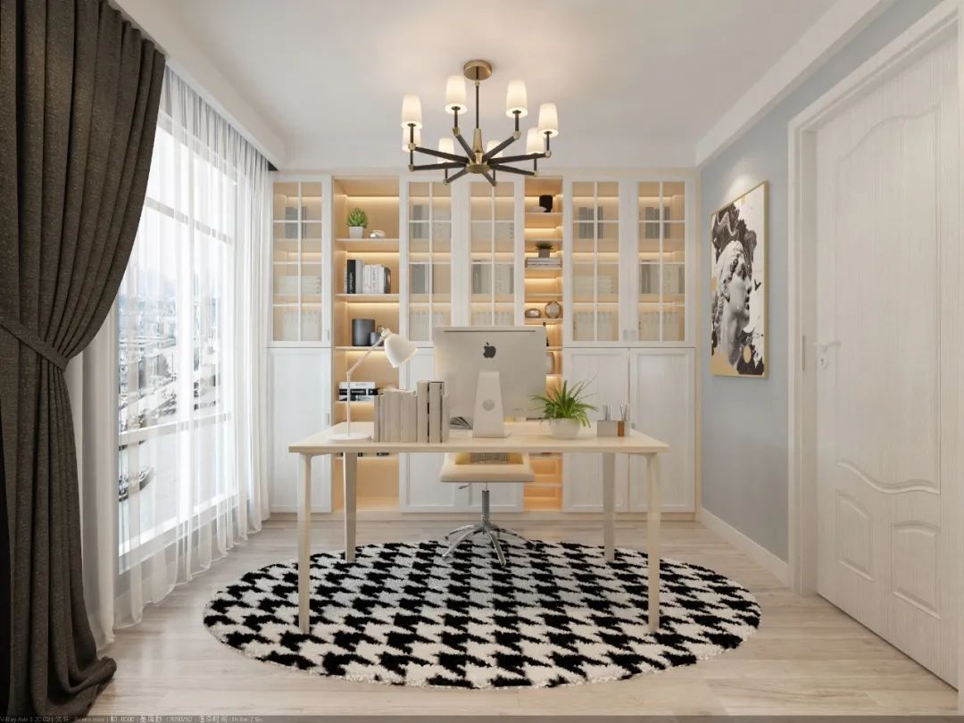 十大中式最美书房,绝美书桌透明