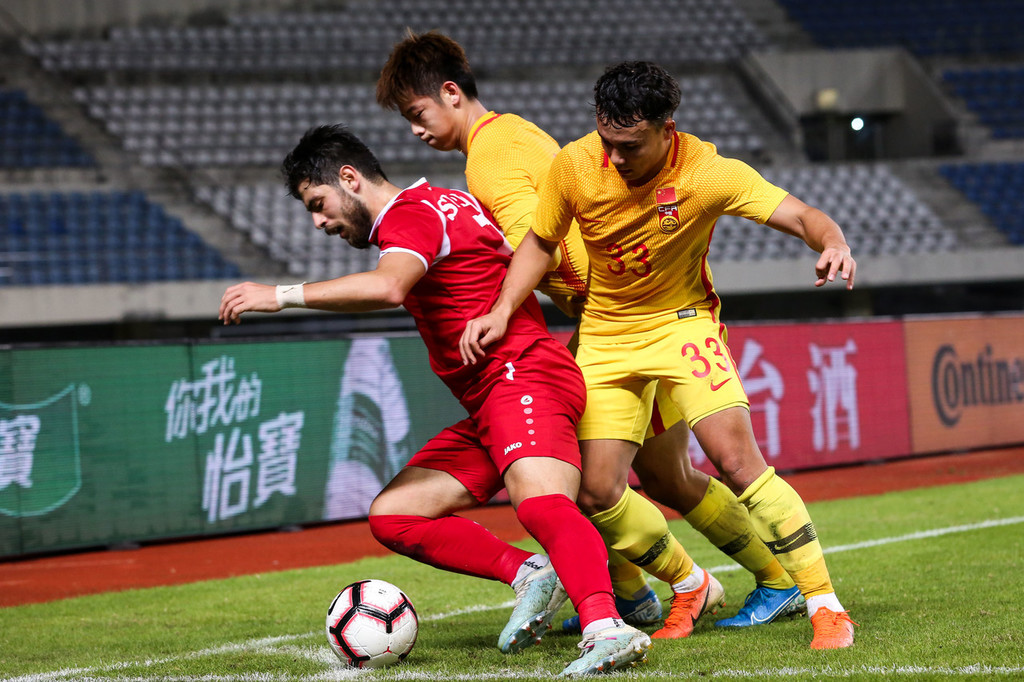 国足国奥最新战况,国足3-1叙利亚被进球