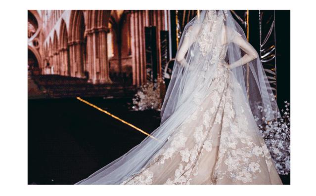 高定奢华婚纱秀,缎面婚纱大秀