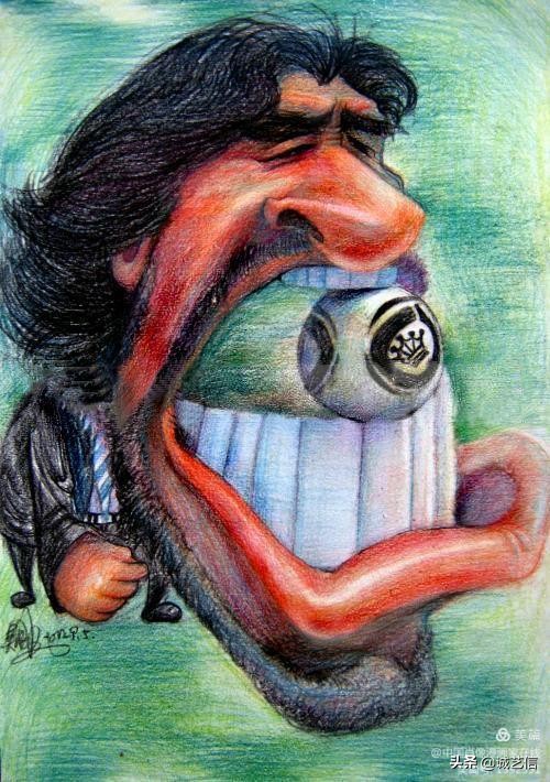 马拉多纳高清漫画壁纸,马拉多纳漫画