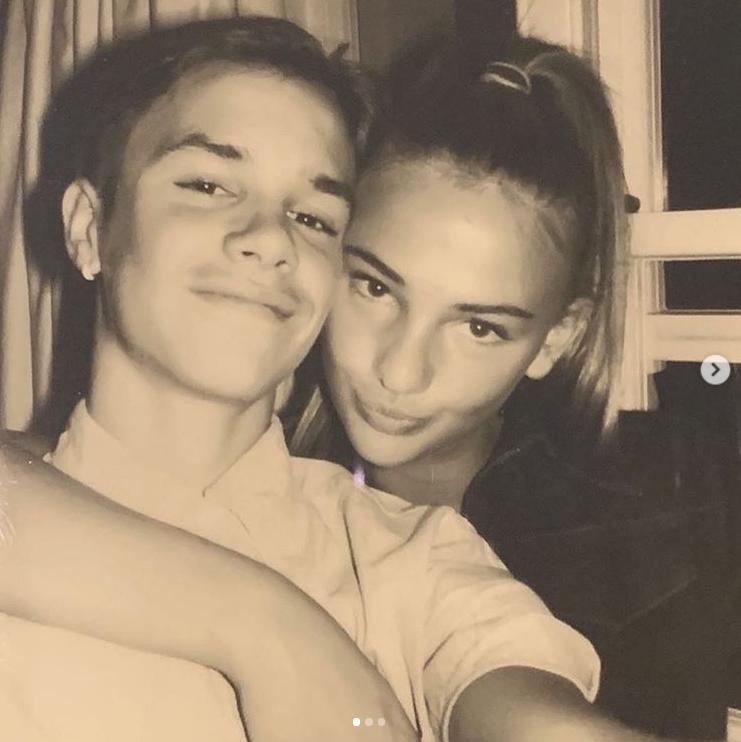 贝克汉姆晒亲吻长子照,贝克汉姆二儿子像贝嫂