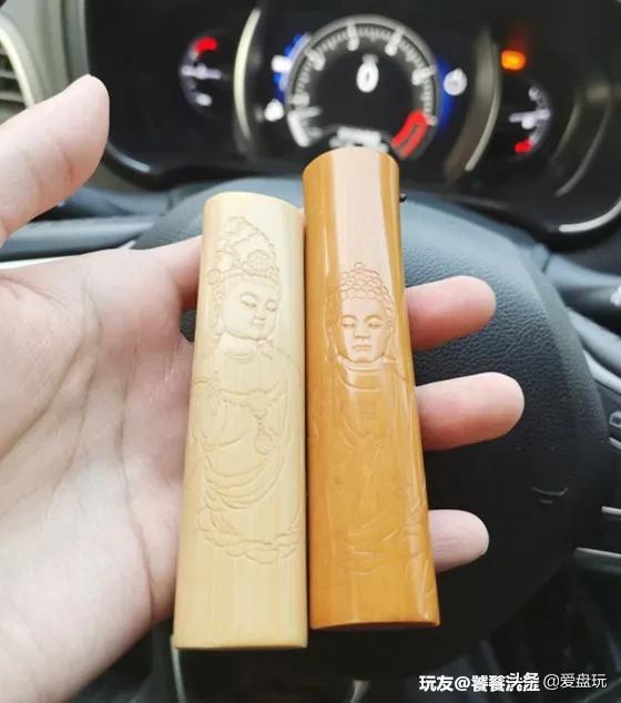 实心竹手把件怎么盘养,如何把竹子盘变色