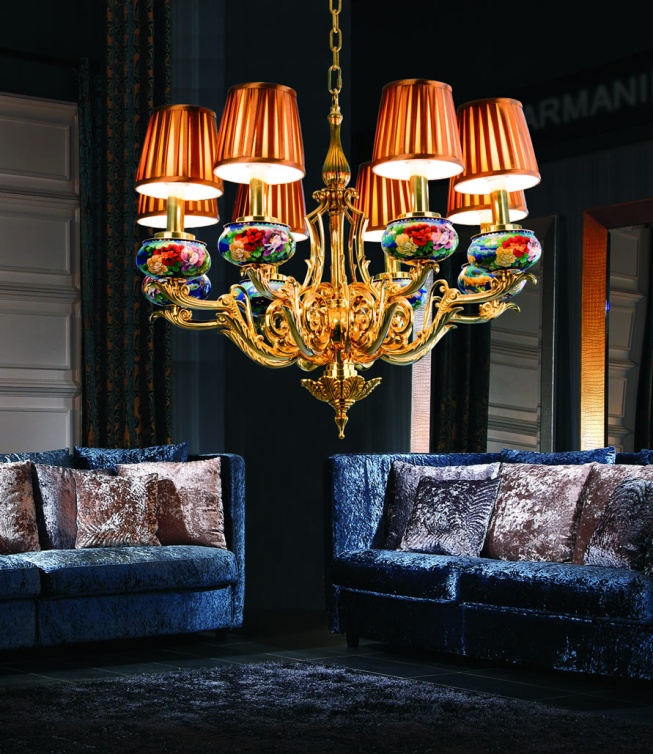 自由亮灯饰用的什么材质,轻奢灯饰材质