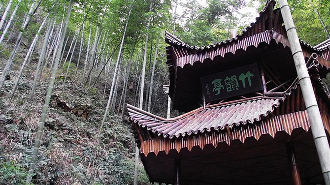 宜兴竹海山顶华南第一峰,宜兴华东第一竹海