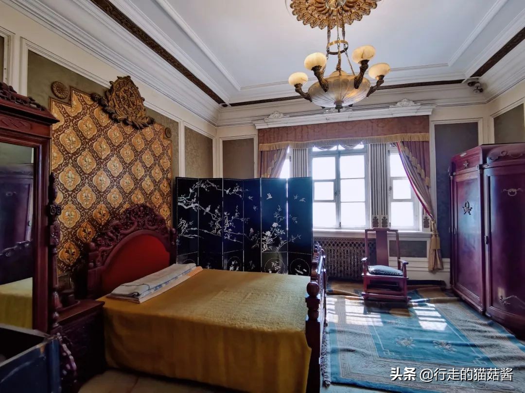 伪满皇宫博物院大气航拍,伪满皇宫各楼平面图