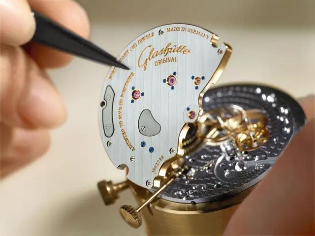 收藏古董旧手表,格拉苏蒂古董怀表