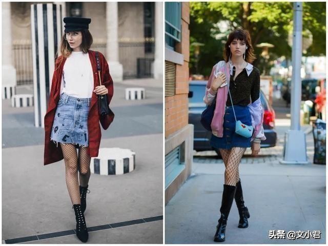 再穿长裤你就out了，性感吸睛的渔网袜，腿精女孩通常这样穿