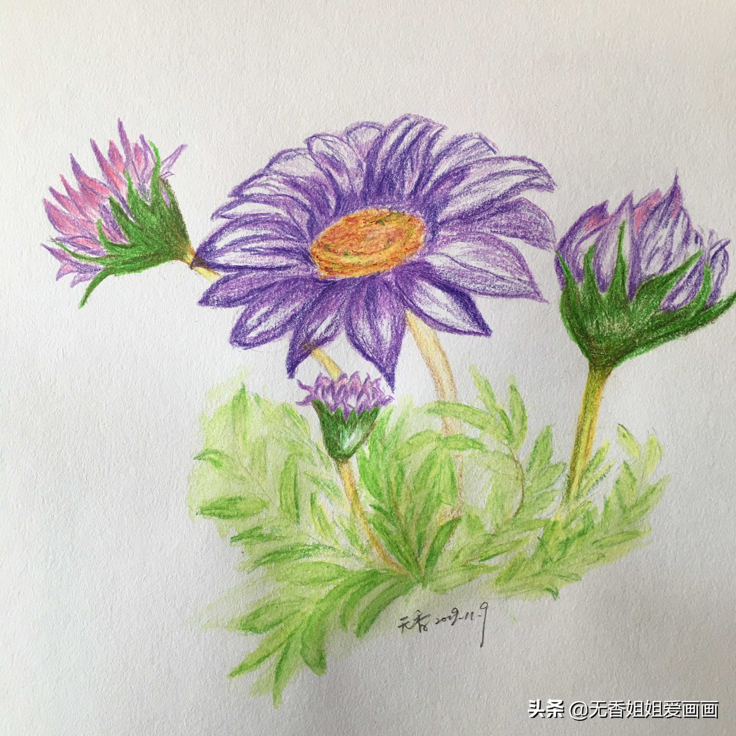 会画画真的是很开心的事情,会画画就要什么都画