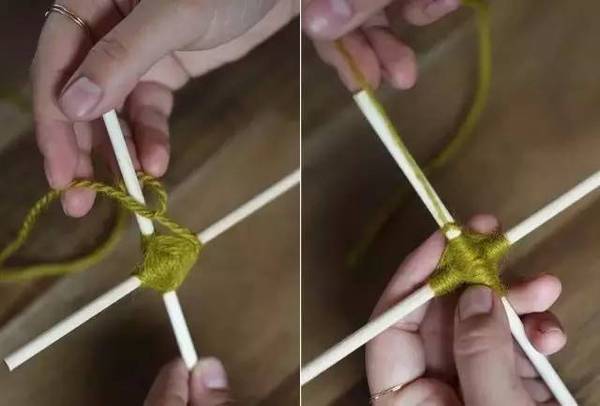 厉害，只用一次性筷子绕上毛线，开出曼荼罗花！附手工教程