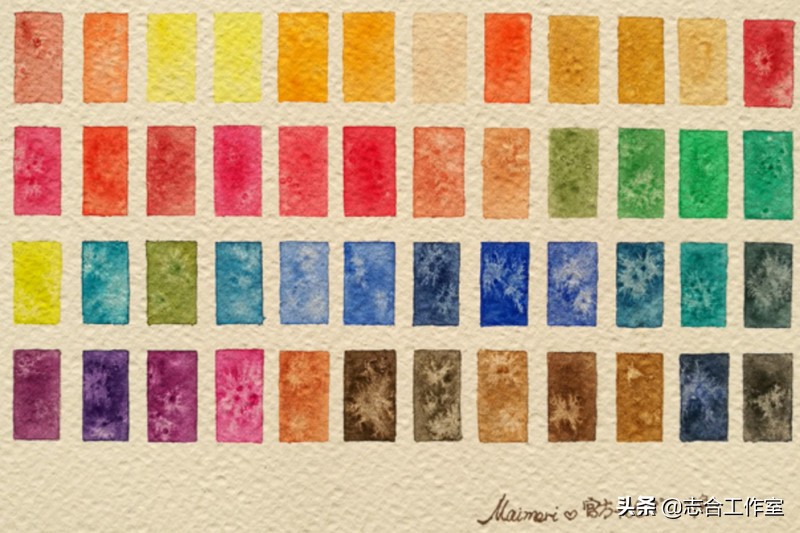 烧钱水粉画,水彩颜料省钱