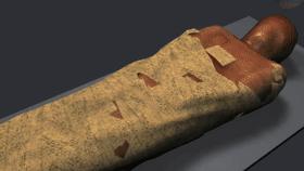 棺材木乃伊套装,黄金面具木乃伊