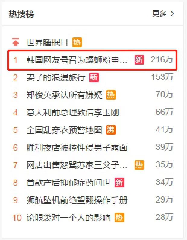 韩国申遗螺蛳粉成功了吗,韩国网民评论螺蛳粉申遗