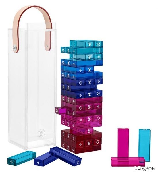 路易威登LV推出经典积木玩具“叠叠高”装饰品