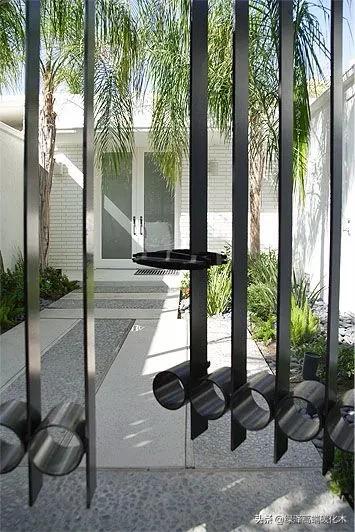 庭院栅栏门制作,庭院围墙护栏栅栏门