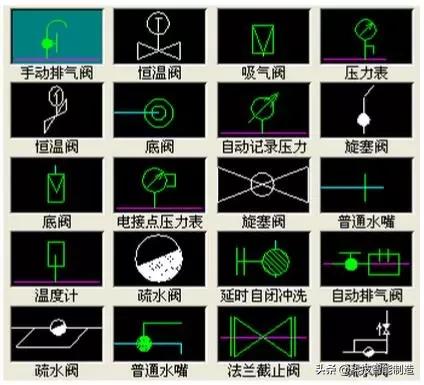 三通阀门符号图,阀门cad符号图