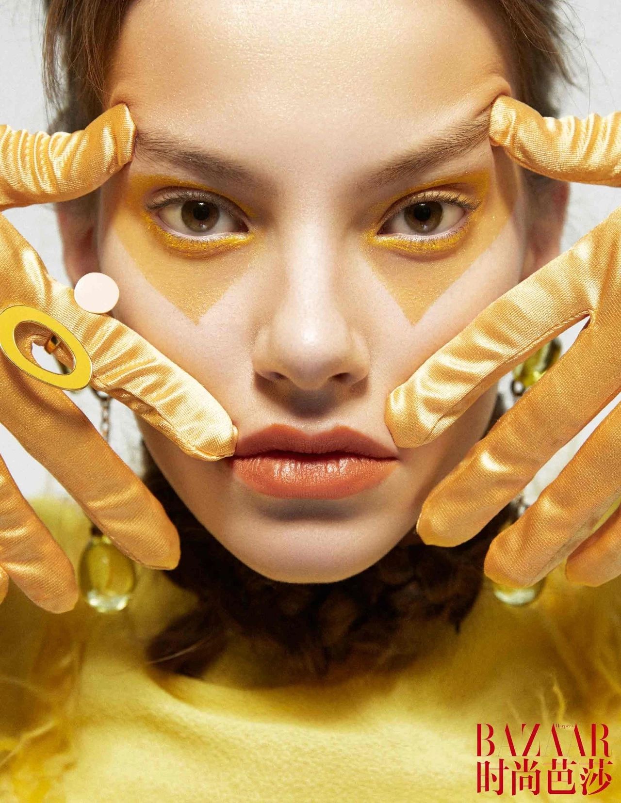 乔欣的熊猫妆照片,乔欣和熊猫眼妆