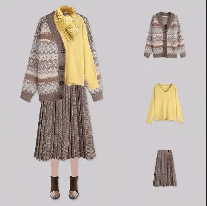 2020年裤子过时了，最美“外套+裙子”搭配，过年回家穿美翻了
