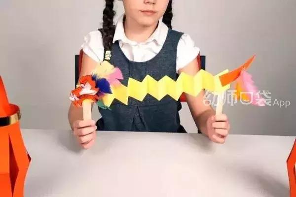 新年创意美术作品春节快乐,创意美术4-6岁新年鞭炮