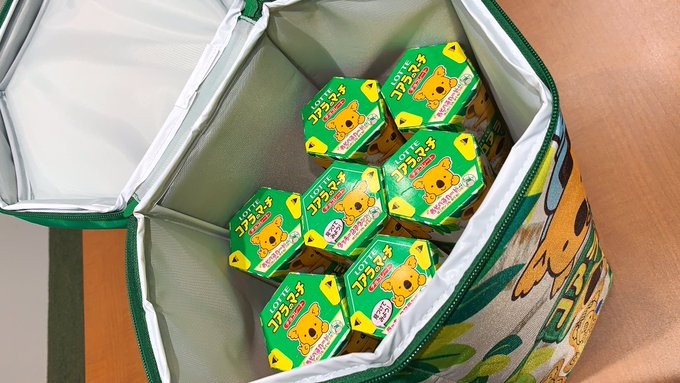 乐天小熊饼干有没有卡片,乐天小熊饼干巧克力味夹心