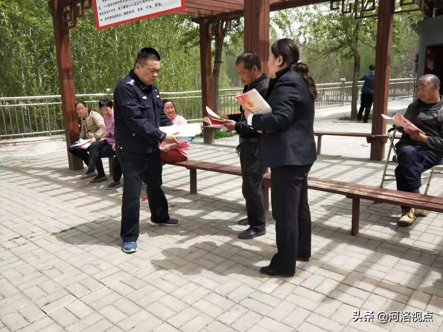 「我为群众办实事」面对面，心连心——河南新安法院基层法庭联合派出所深入乡镇开展法治宣传