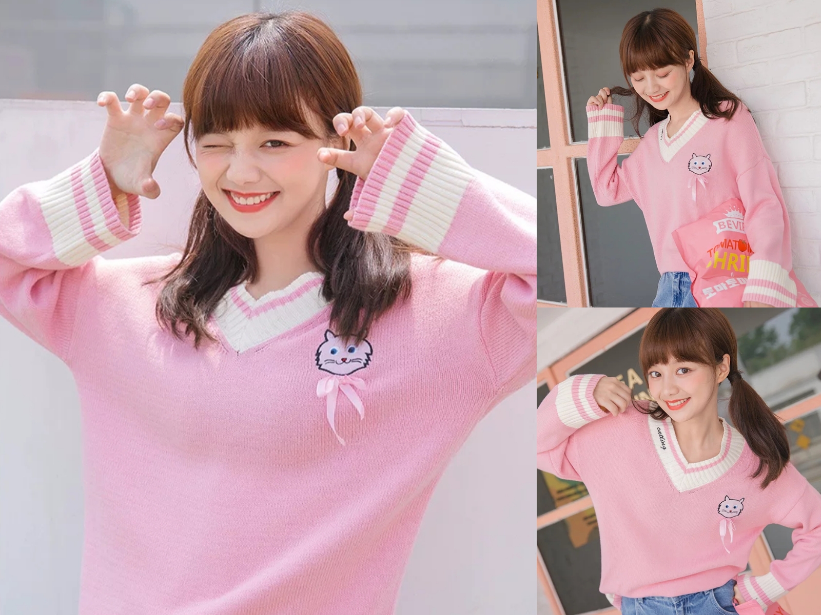 上学扎什么头发好看没有刘海可爱,头发两边扎两个小辫子怎么扎可爱