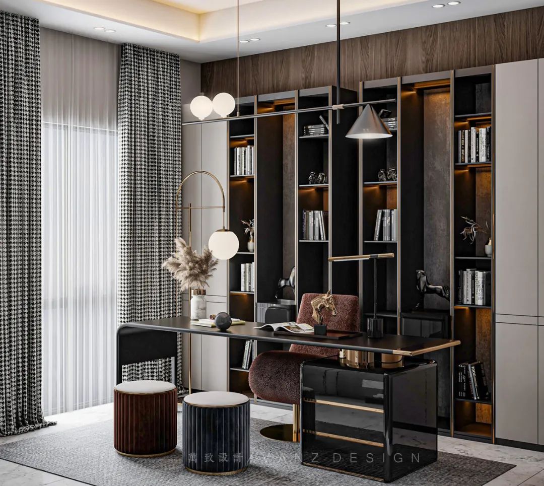 董事长办公室落地窗装修效果图,5000平方董事长办公室装修