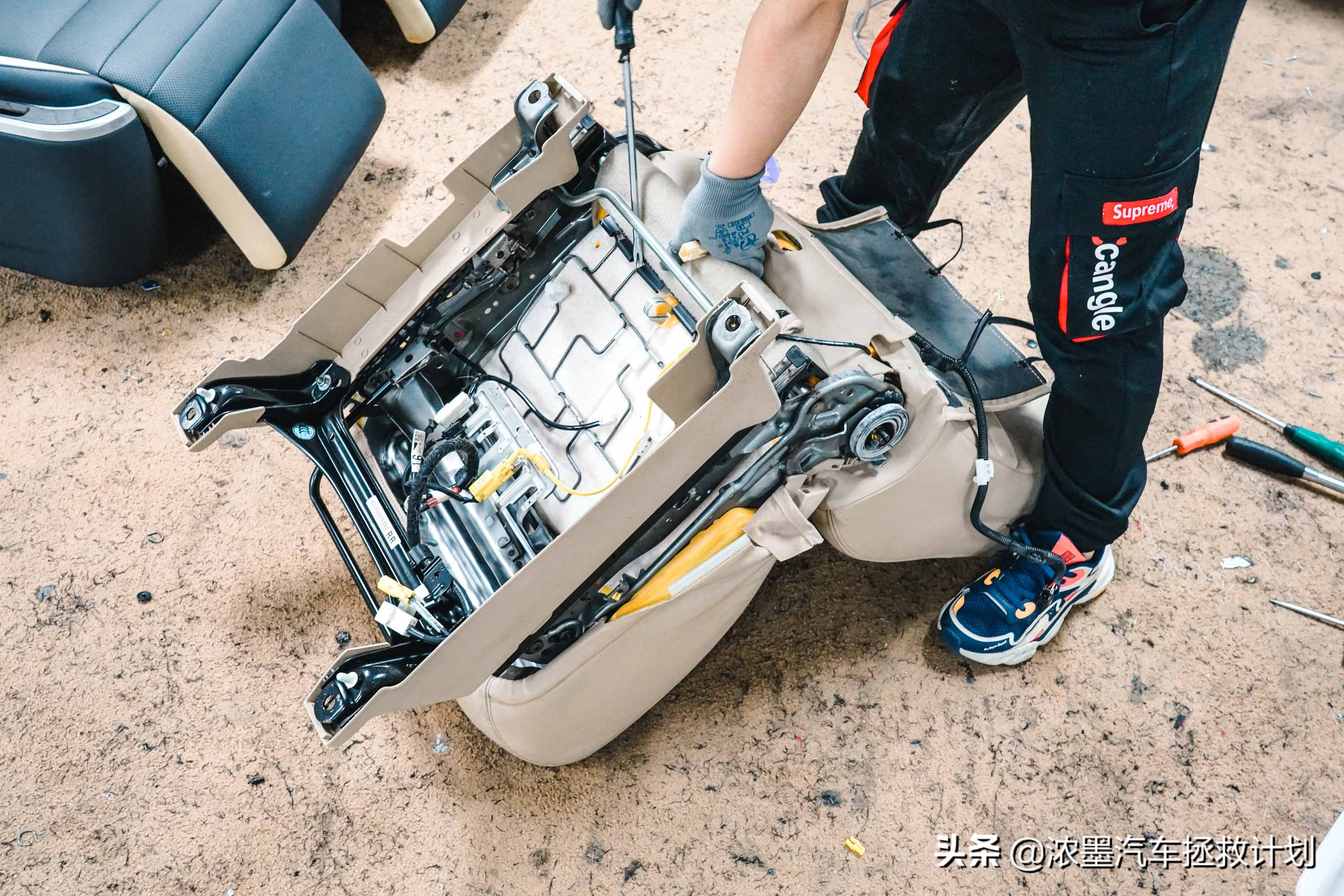 翻新整备修复丰田第一代普瑞维亚,一代情怀丰田普瑞维亚