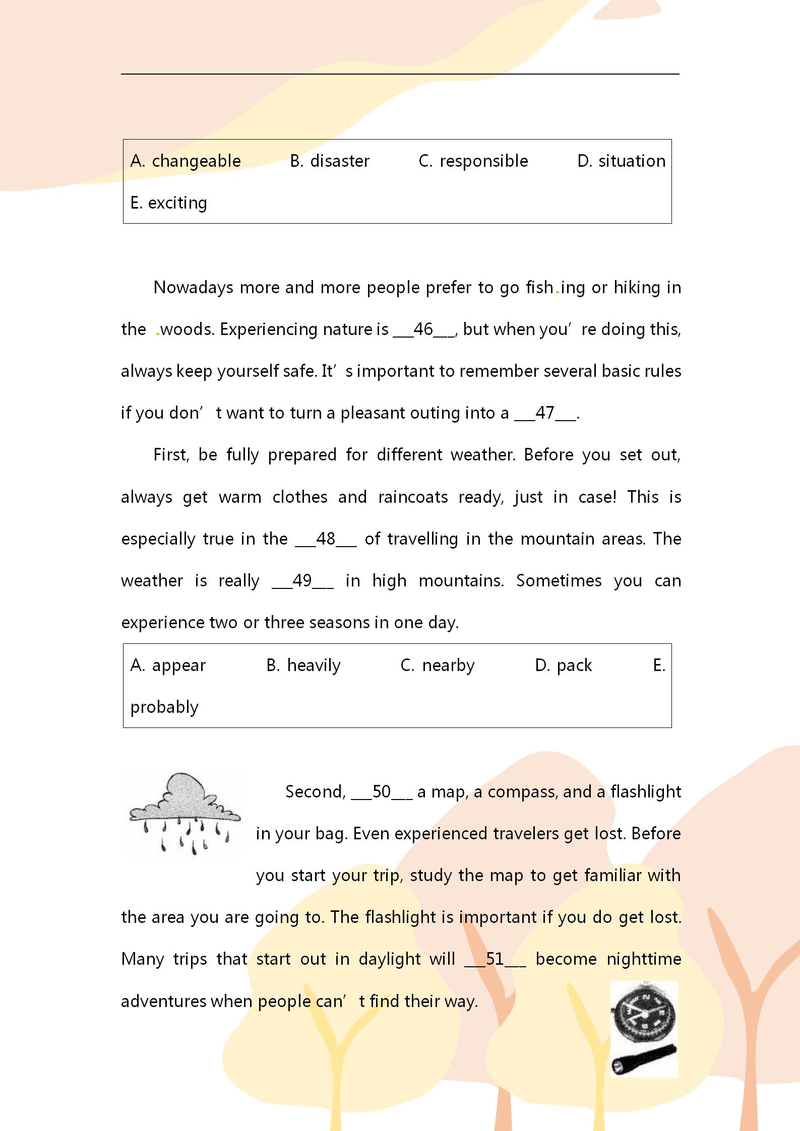 近十年高考英语真题整理,真题试卷精选英语