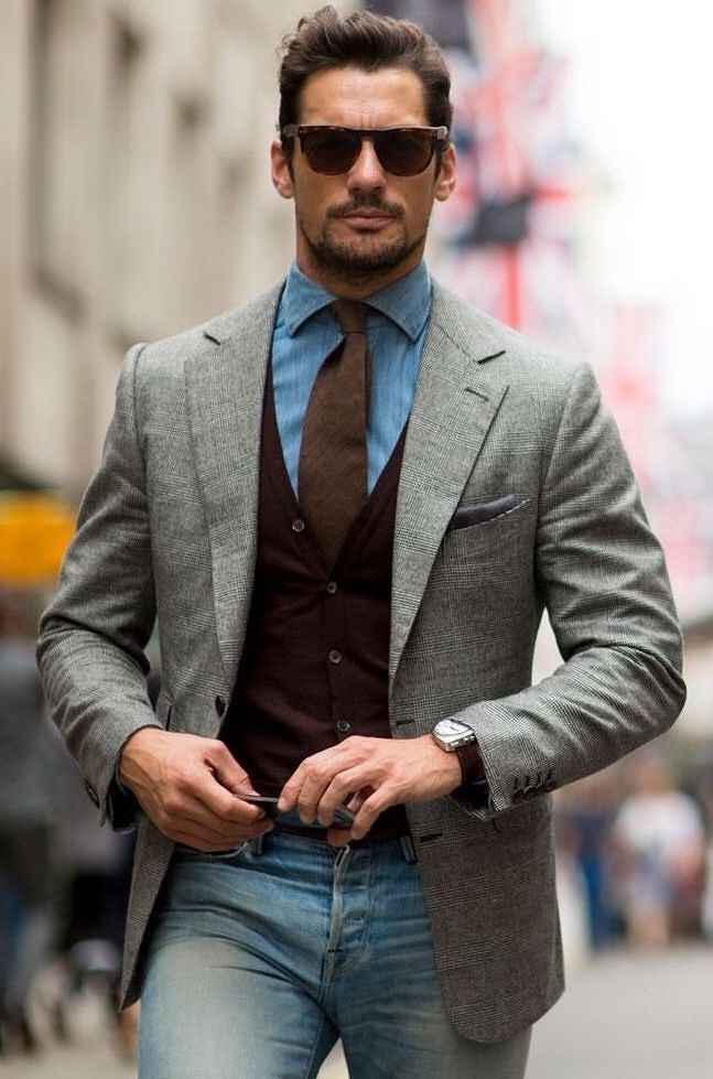 绅士毛衣男推荐,潮男秋季这件毛衣穿起来超帅