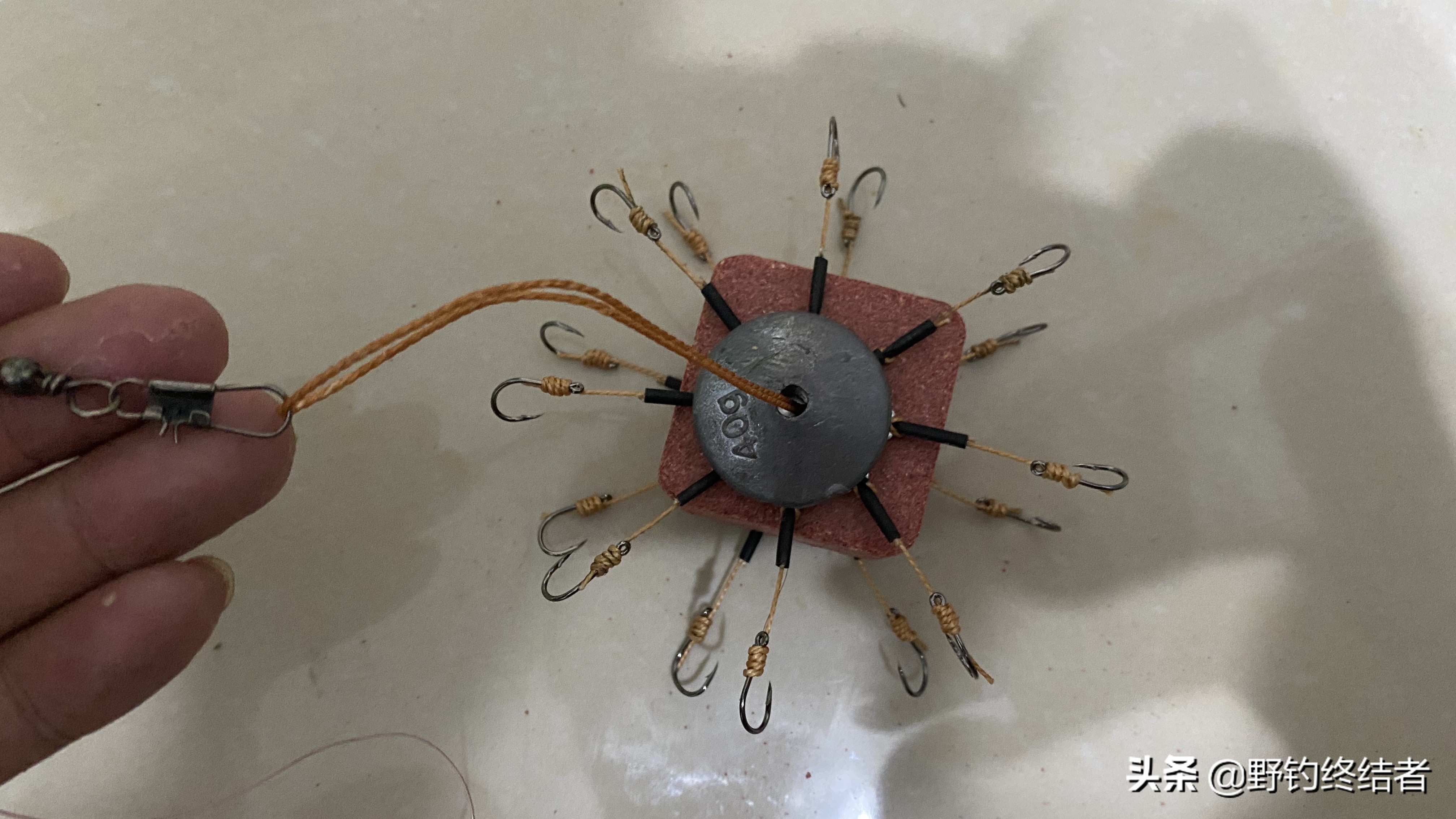 翻板钩13号钩能钓五十斤巨物吗,海竿翻板钩防挂底最好的方法