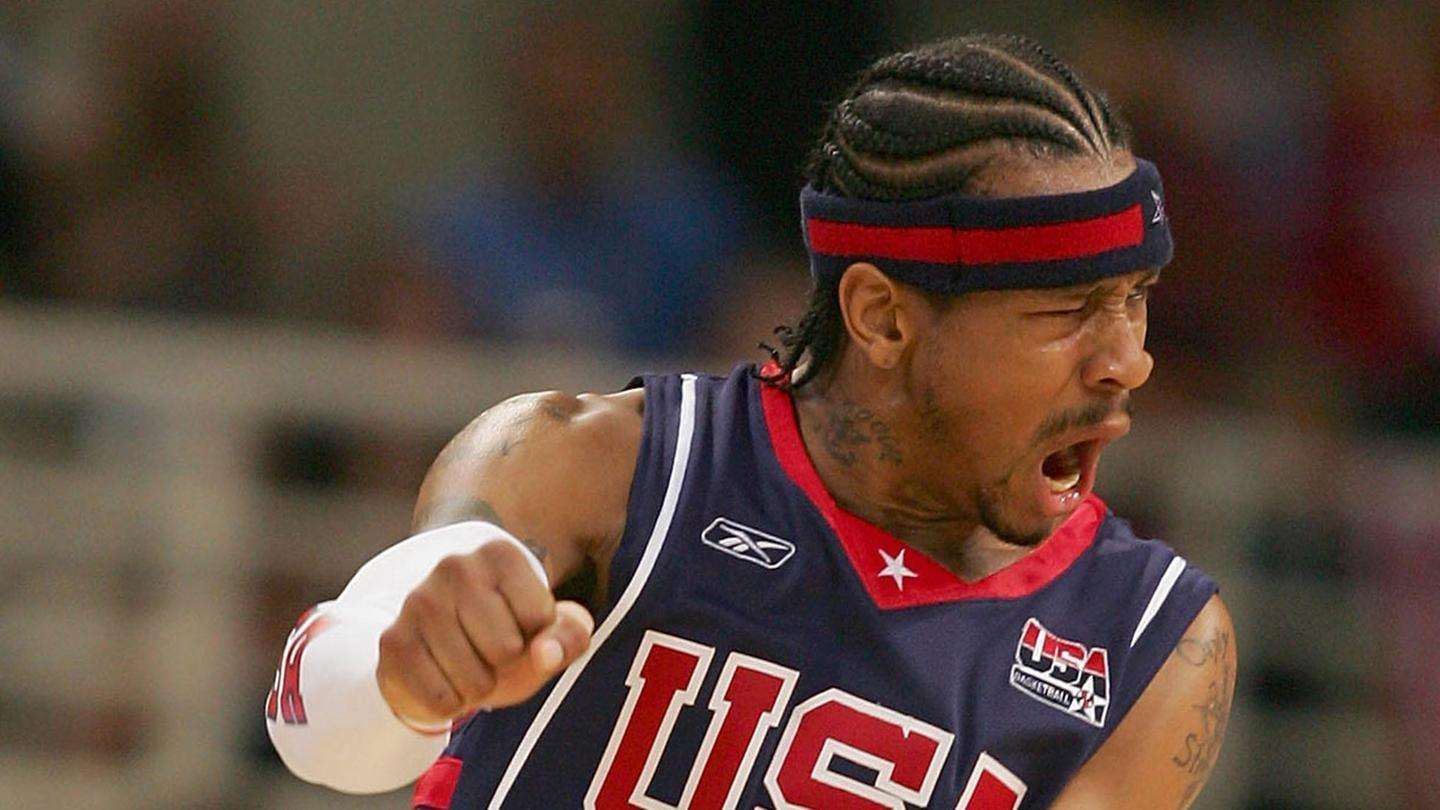 2004年雅典奥运会美国对阵阿根廷,2004年梦六队输给了阿根廷