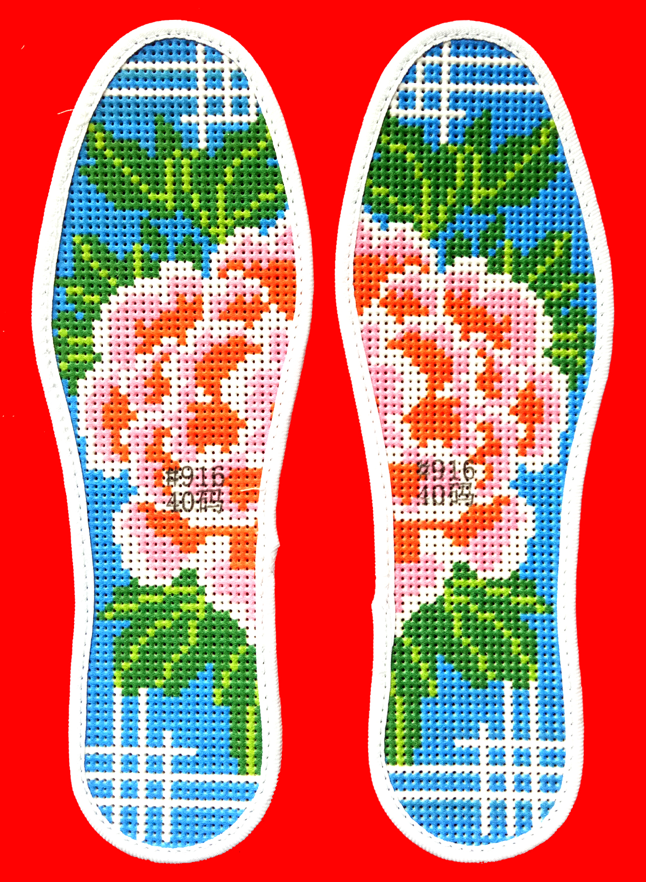 鞋垫表达的情感,吉祥如意绣花的鞋垫