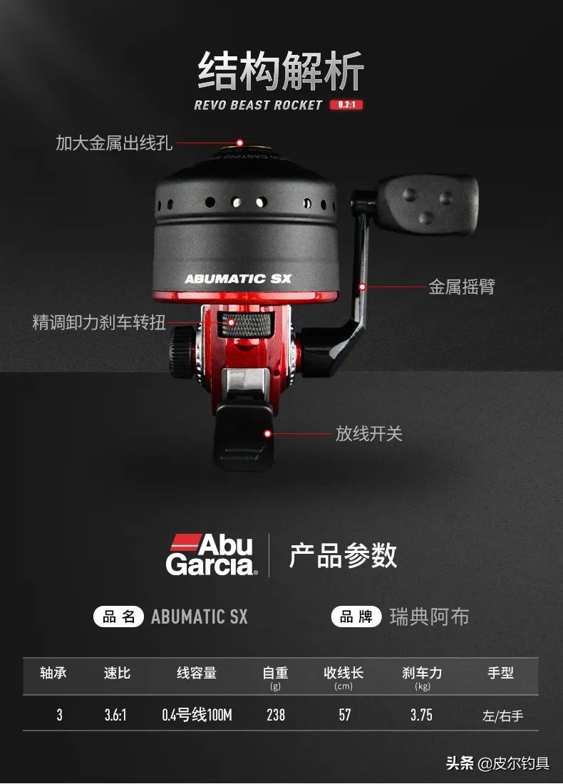 阿布加西亚abugarciamax4代,阿布加西亚amax水滴轮