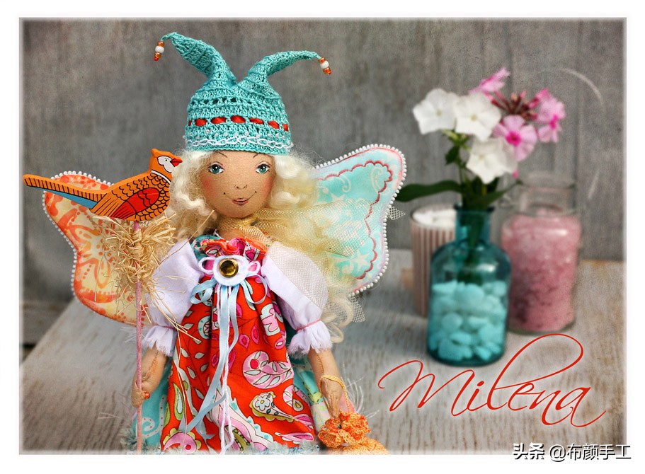 OlgaAbakumova的布艺娃娃,魔法花园里小花仙