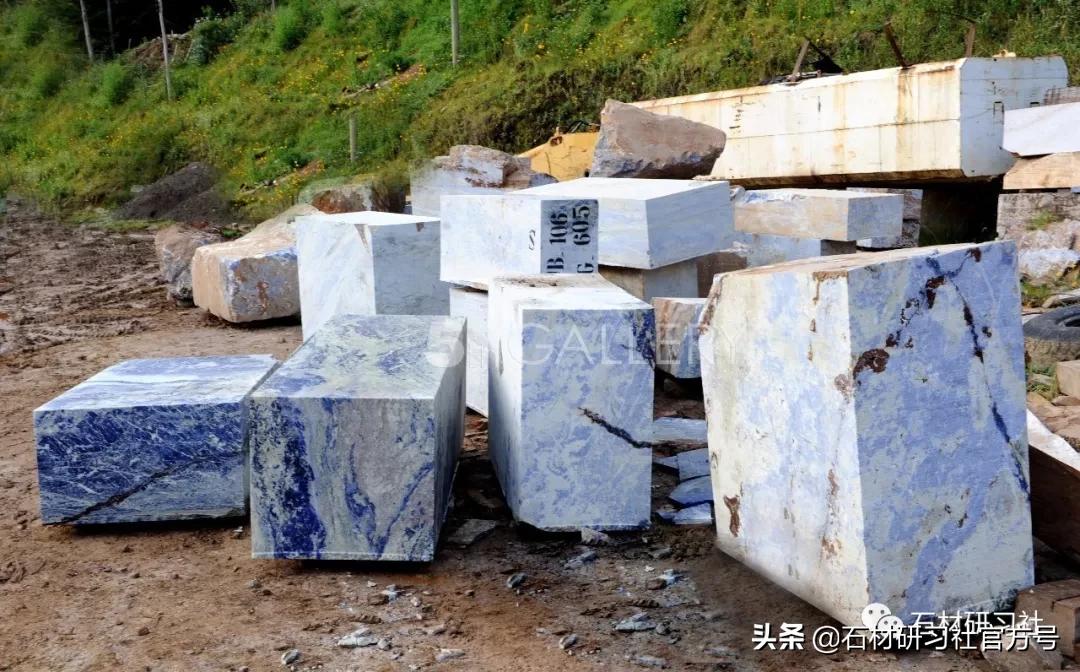 石材蓝色经典,经典蓝石材