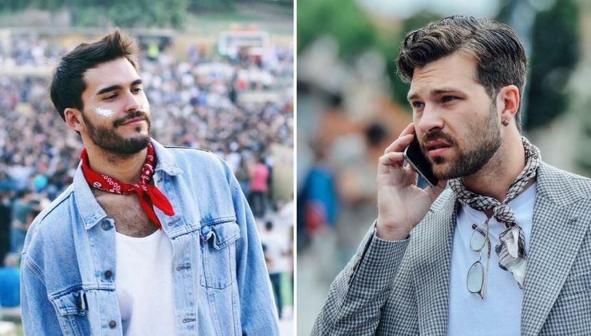 bandana羊毛方巾,复古bandana方巾