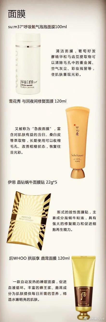 关于韩国化妆品你应该知道的一些品牌，出国游玩可以用得着…