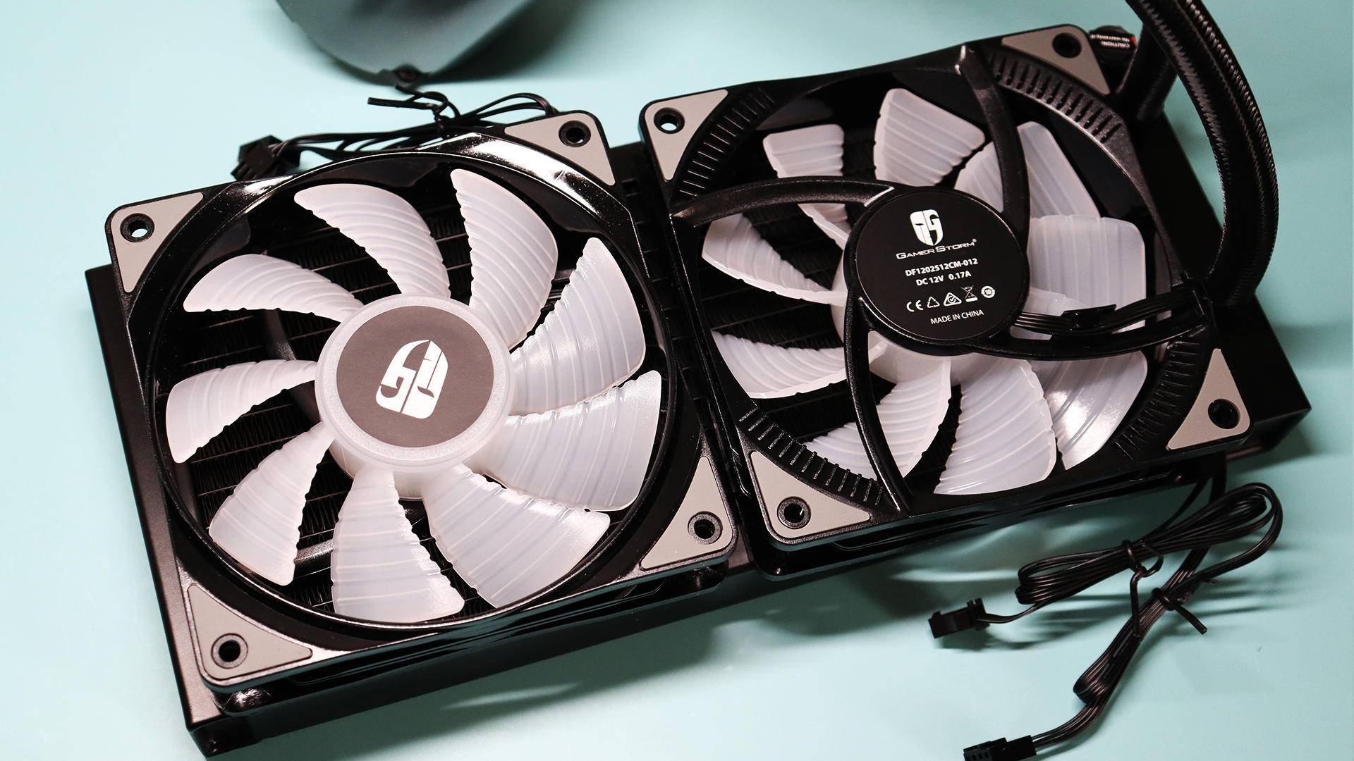 九州风神堡垒240幻彩版开箱,九州风神堡垒240wh水冷测评