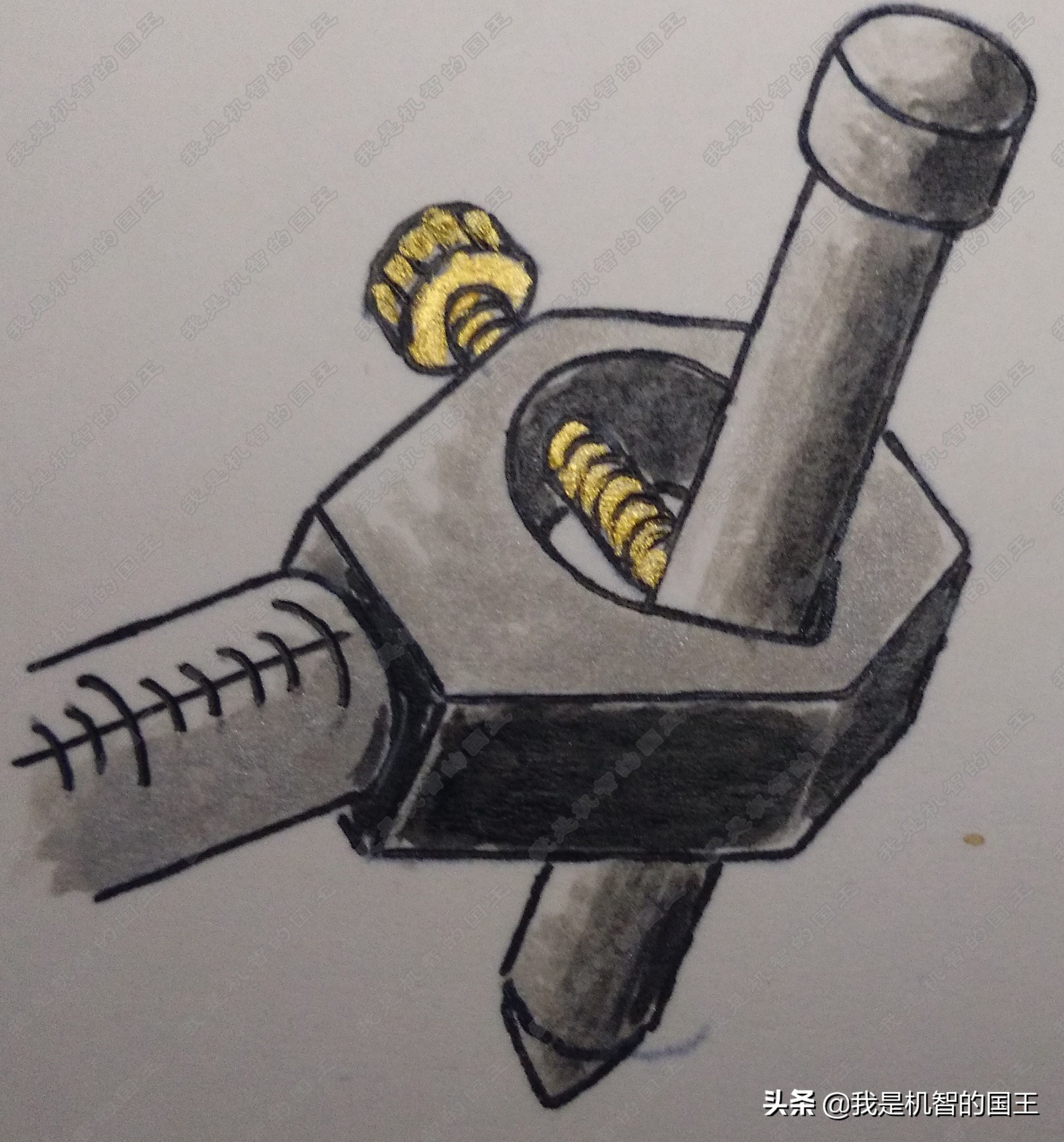 木工铁夹固定器,木工划线器厂家