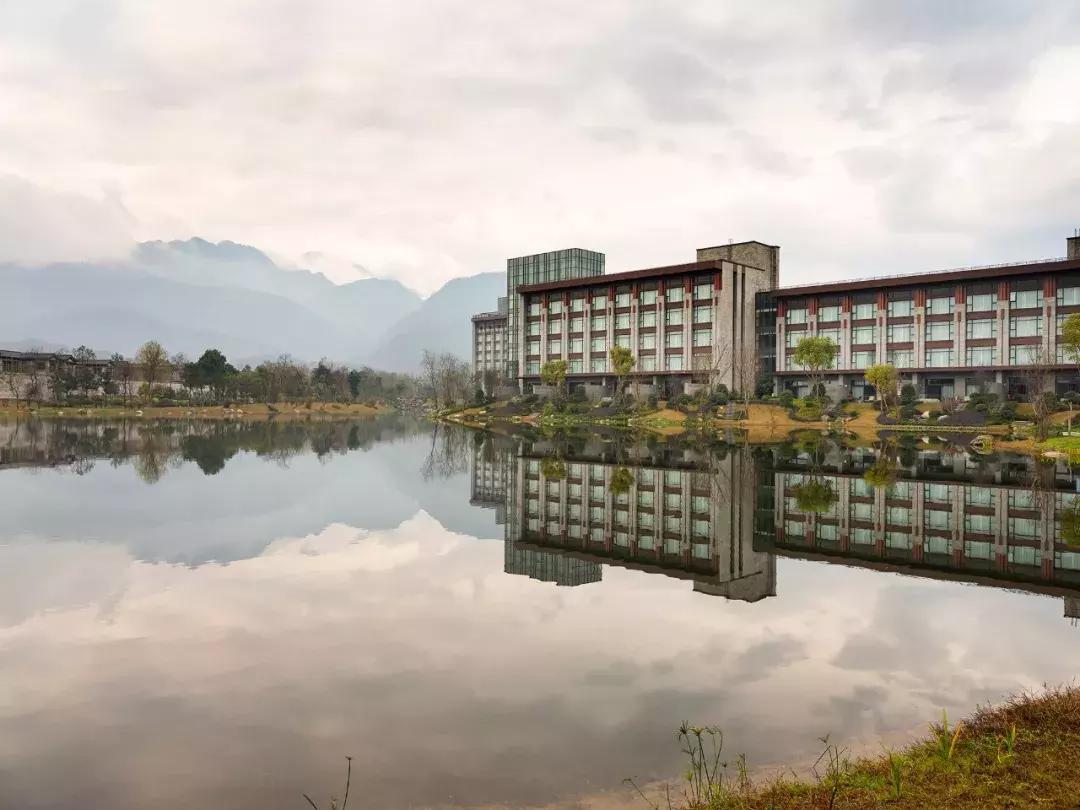 躺酒店床上看风景,躺在星级酒店房间床上看电视