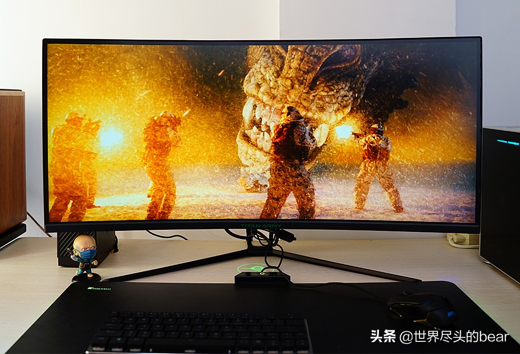 泰坦军团a34qgn曲面带鱼屏实测,泰坦军团a34qgn曲面屏评测