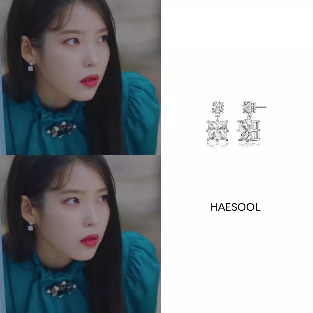 iu贵妇造型,iu纯白西装造型好美