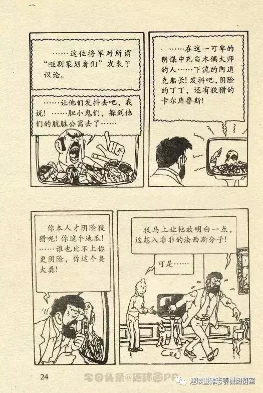 丁丁历险记之丁丁在刚果,丁丁历险记丁丁被石头绊倒