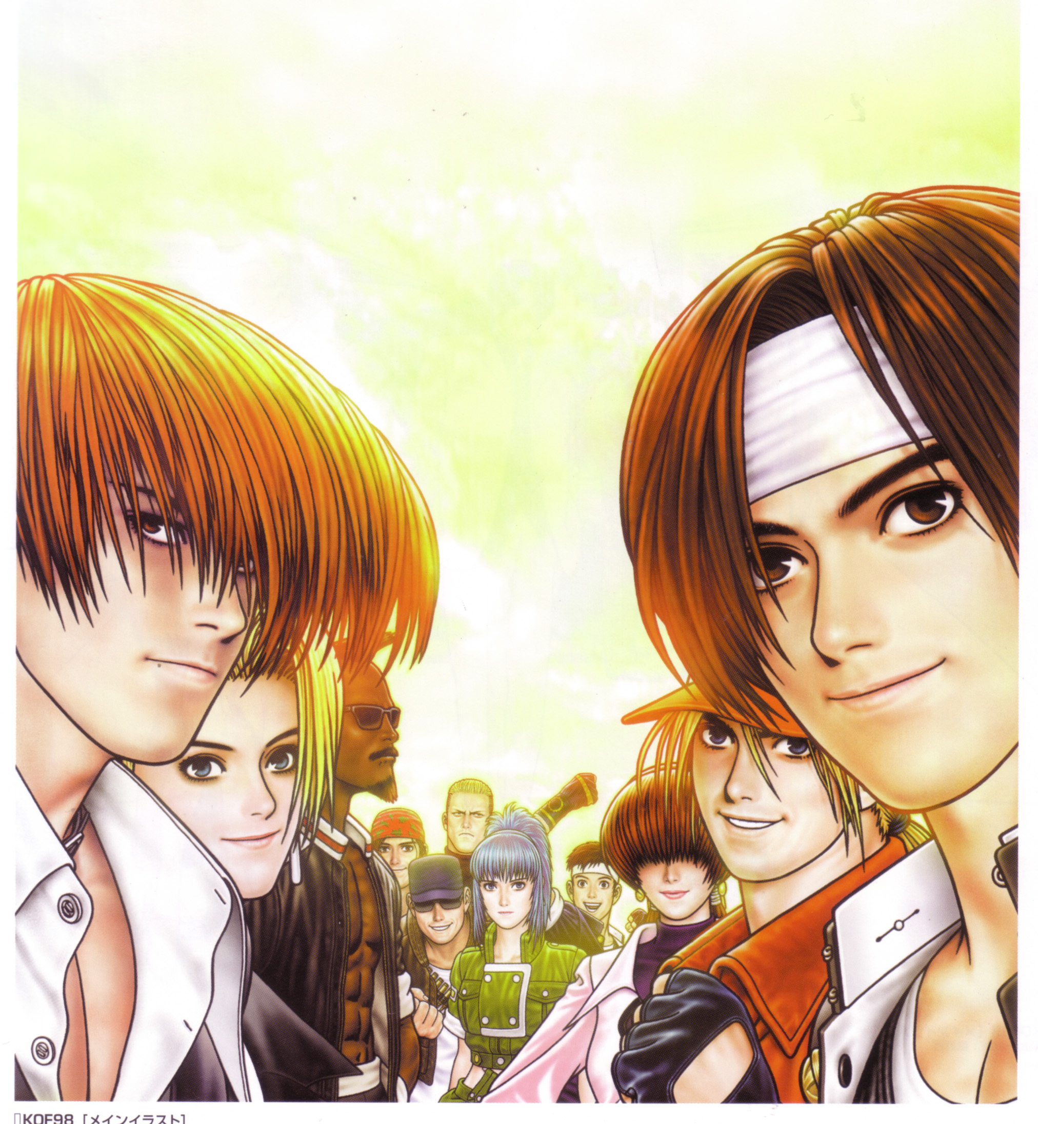 拳皇人物图案,拳皇角色介绍大全图片