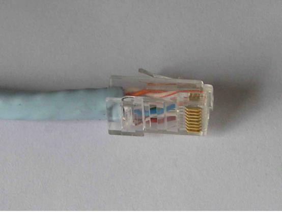 六类网线芯和超六类网线芯的图片,6类网线和超六类网线的接法