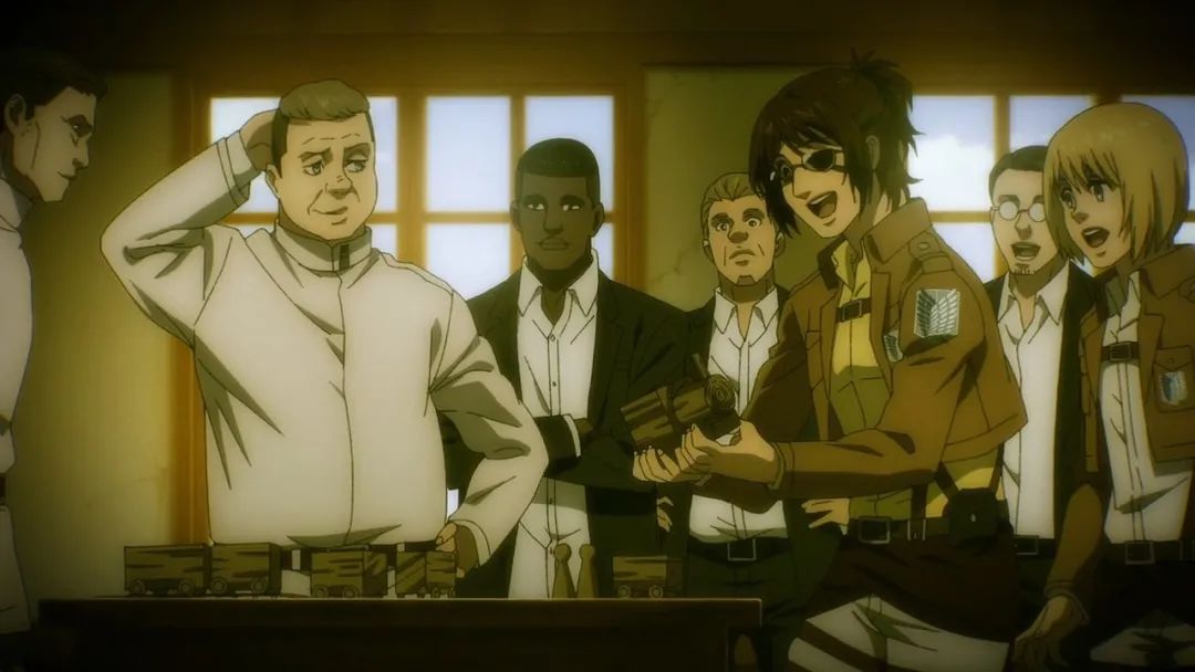 三笠艾伦和阿明,三笠第一次看见艾伦变巨人