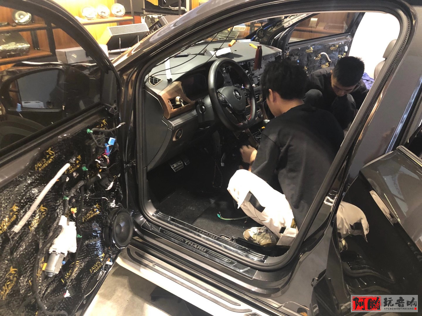 途岳音响改装三分频,宁波大众途岳音响升级改装